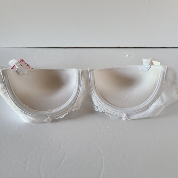 MAIDENFORM STRAPLESS PUSH UP BRA- 34 B - UNDERWIRE -PADDED MULTIWAY STRAPS #1102 - Picture 3 of 9